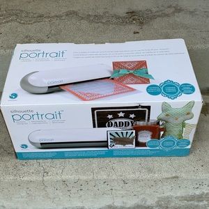 Silhouette portrait die cut machine